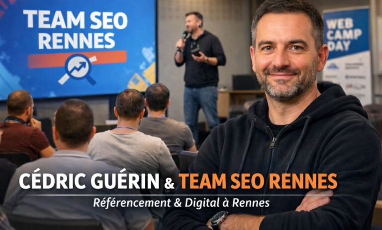 Cédric Guérin et la Team SEO Rennes